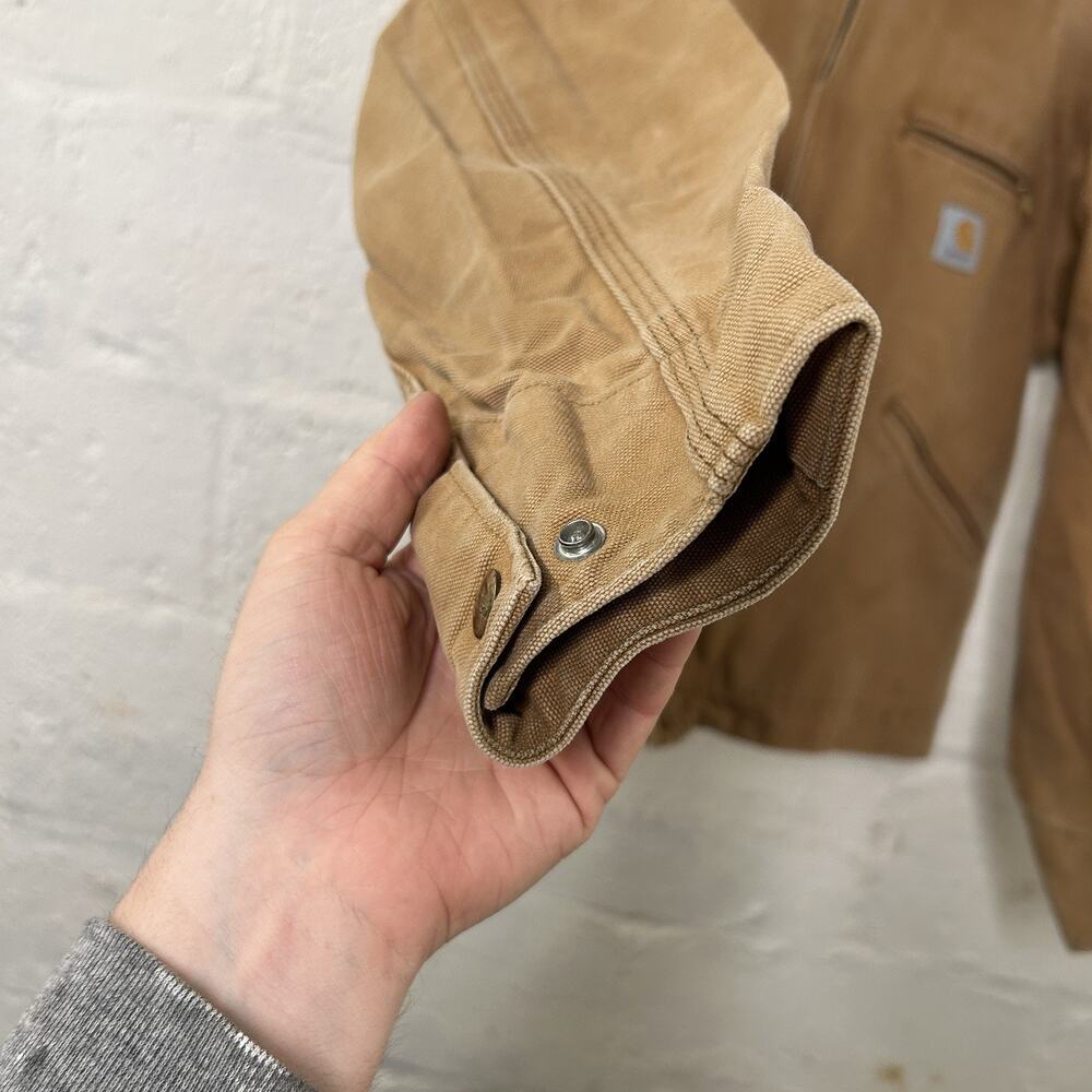 Vintage Carhartt Unlined Detroit Jacket “Brown” JU1216 J97 - Picture 9 of 14